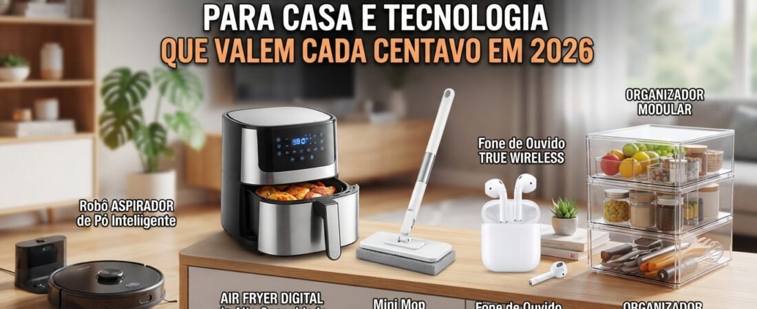 5 Achadinhos Incríveis para Casa e Tecnologia que Valem Cada Centavo em 2026